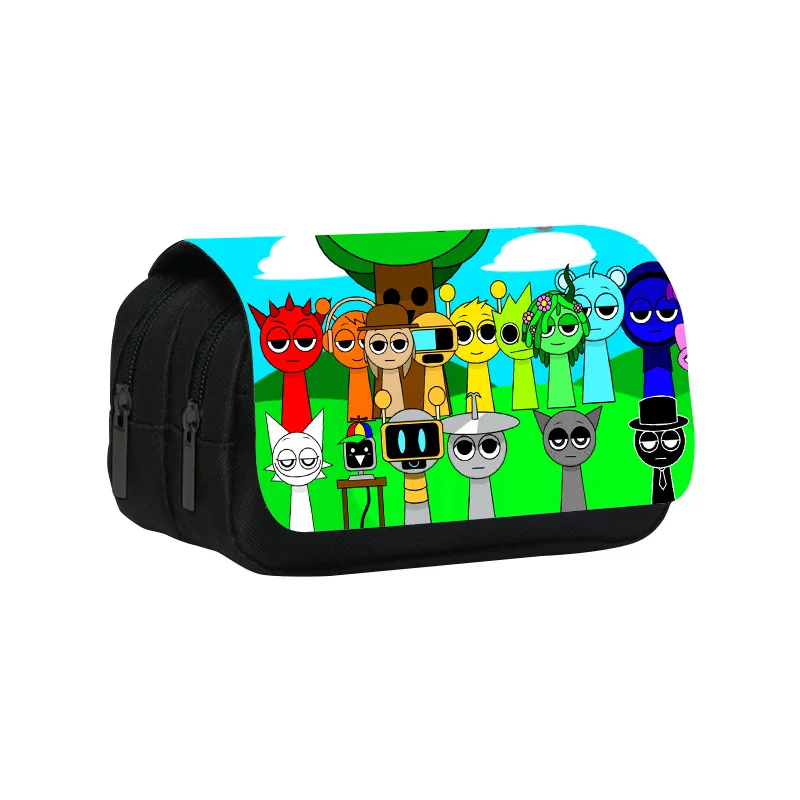 Case With Pencil Holder - New Sprunki Pencil Case Classic School