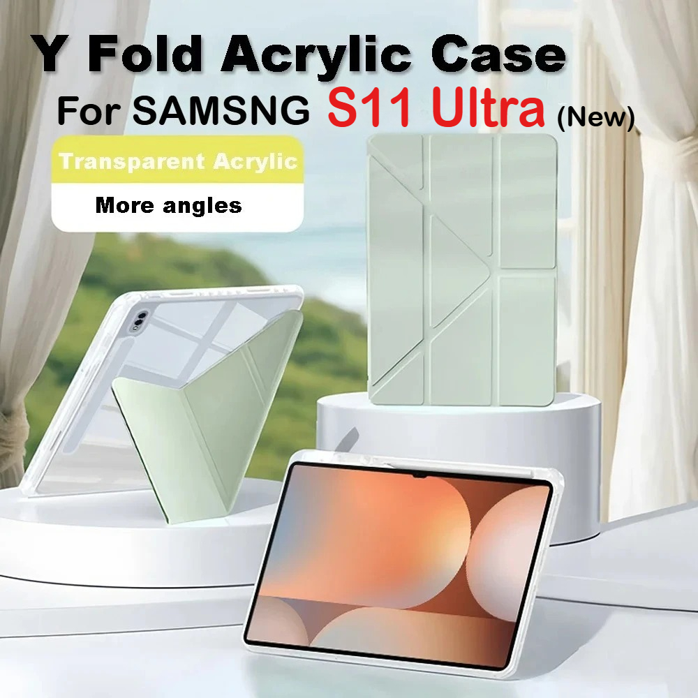 Tablet S9 Fe Accessories - Y Fold Acrylic HD Cover for