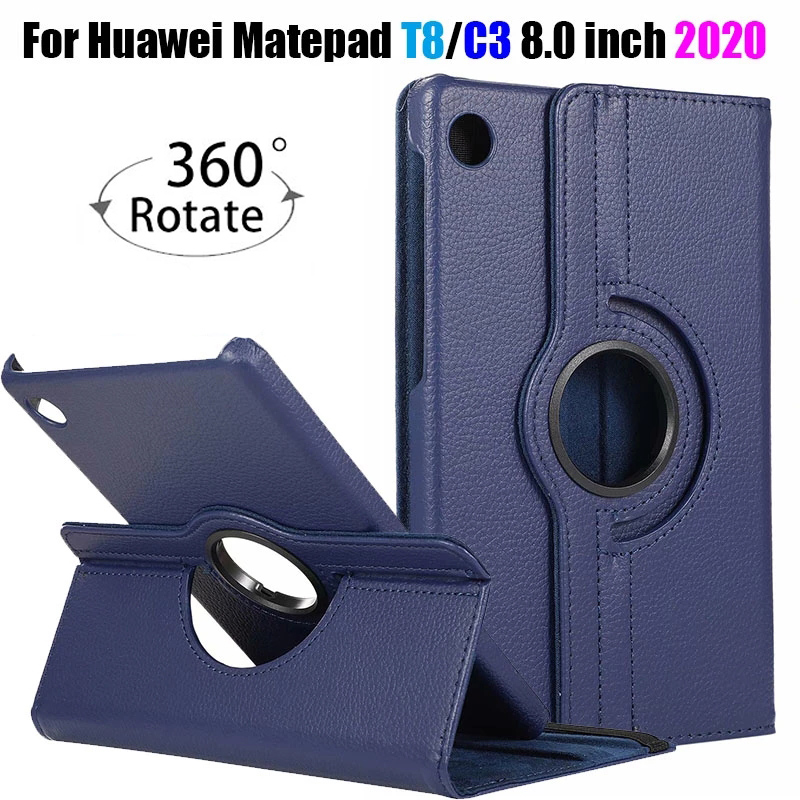 Huawei Tablet Accessories - 360 Degree Rotating Smart Case For