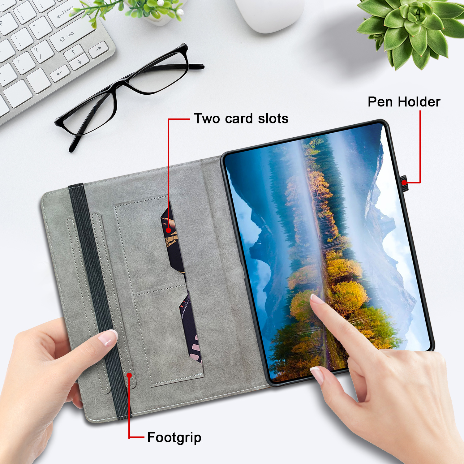 Leather Case for Samsung Galax - Getac Tablet Accessories ulasan dan harga