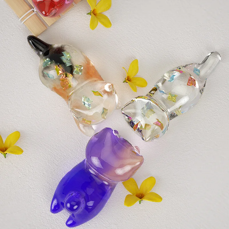 3D Cat Crystal Epoxy Resin Mol - Case With Pencil Holder ulasan dan harga