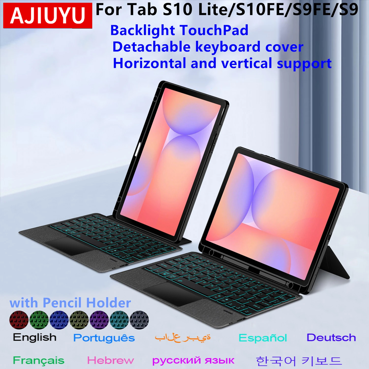 Detachable Magic Keyboard Case - Tablet S9 Fe Accessories ulasan dan harga