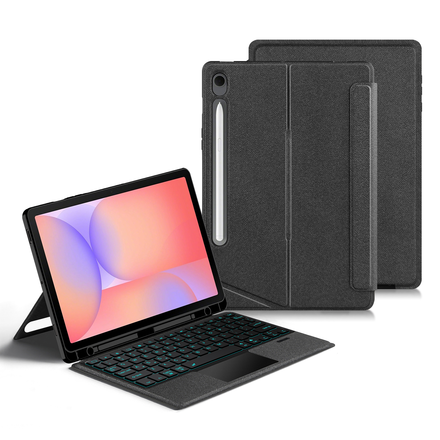 Detachable Magic Keyboard Case - Tablet S9 Fe Accessories ulasan dan harga