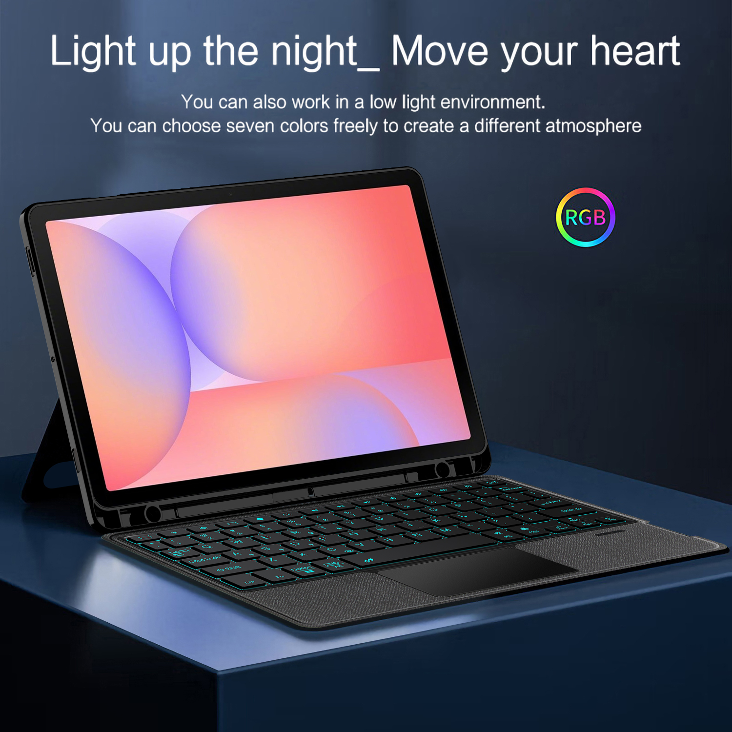 Detachable Magic Keyboard Case - Tablet S9 Fe Accessories ulasan dan harga