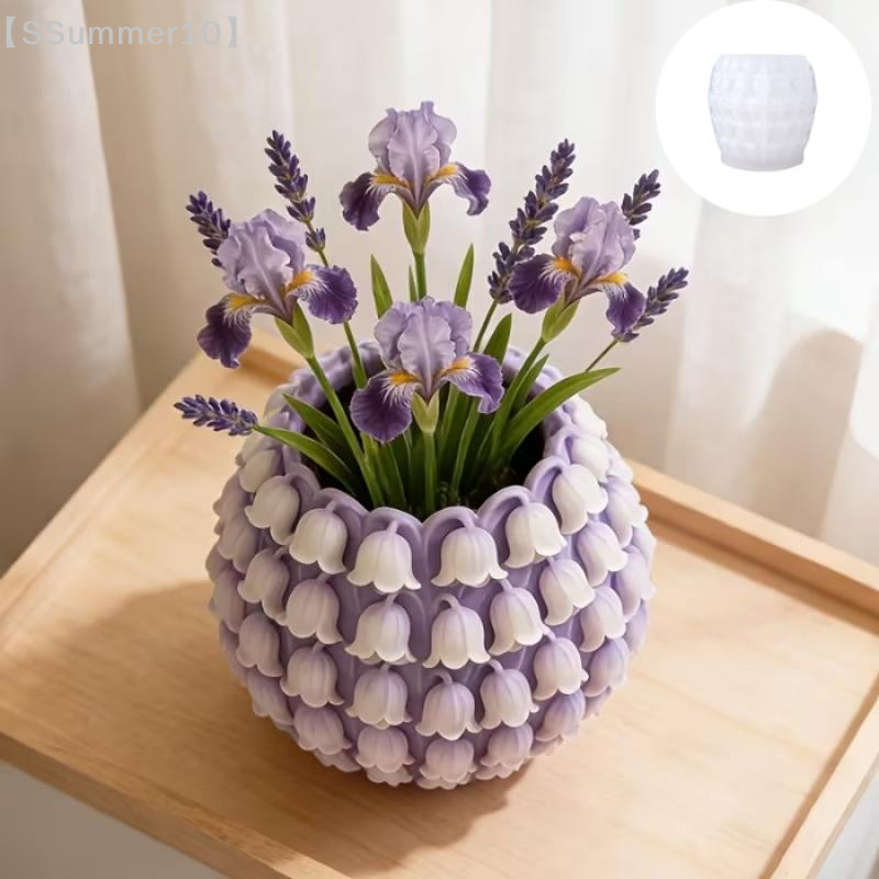 【SSummer10】3D Lily Valley Flow - Case With Pencil Holder ulasan dan harga