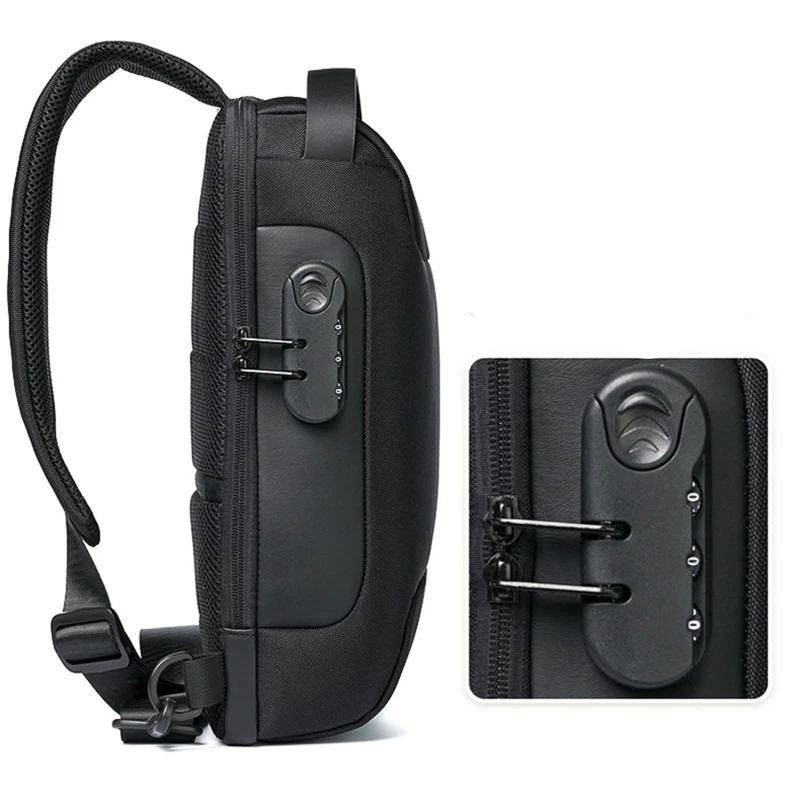 Men'S Usb Crossbody Bag Anti-T - Tablet Shoulder Bag ulasan dan harga