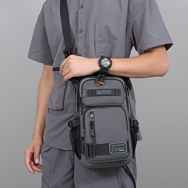 Men's Chest Bag Multifunctiona - Tablet Shoulder Bag ulasan dan harga