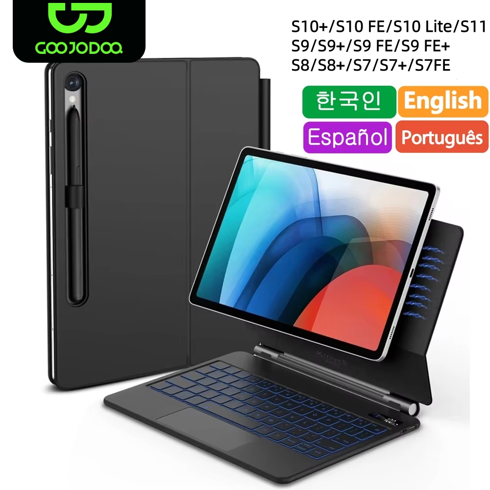 Magic Keyboard For Samsung Gal - Tablet S9 Fe Accessories ulasan dan harga