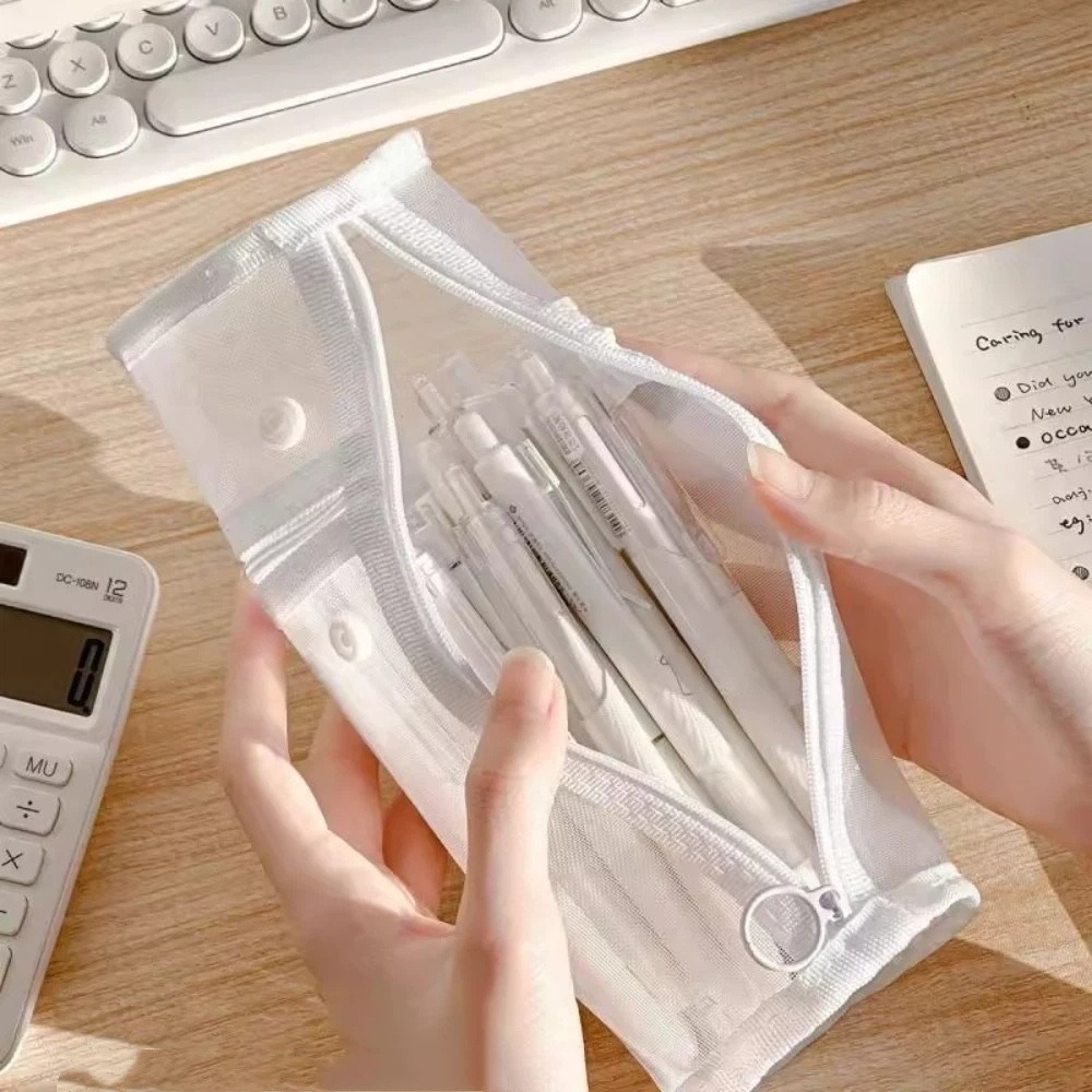 Minimalist Transparent Pencil  - Case With Pencil Holder ulasan dan harga