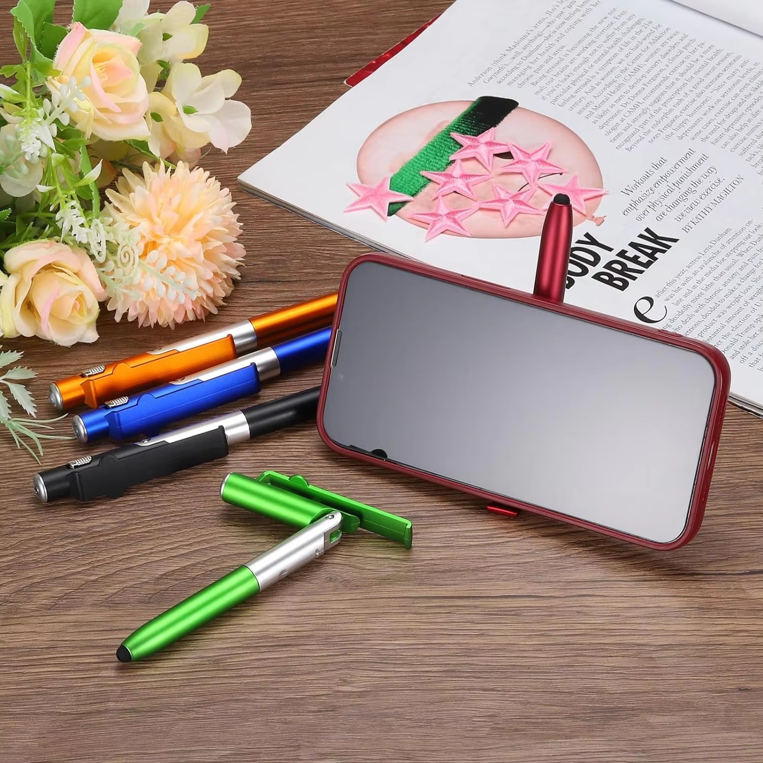 4 IN 1 Multifunction Touch Pen - Case With Pencil Holder ulasan dan harga