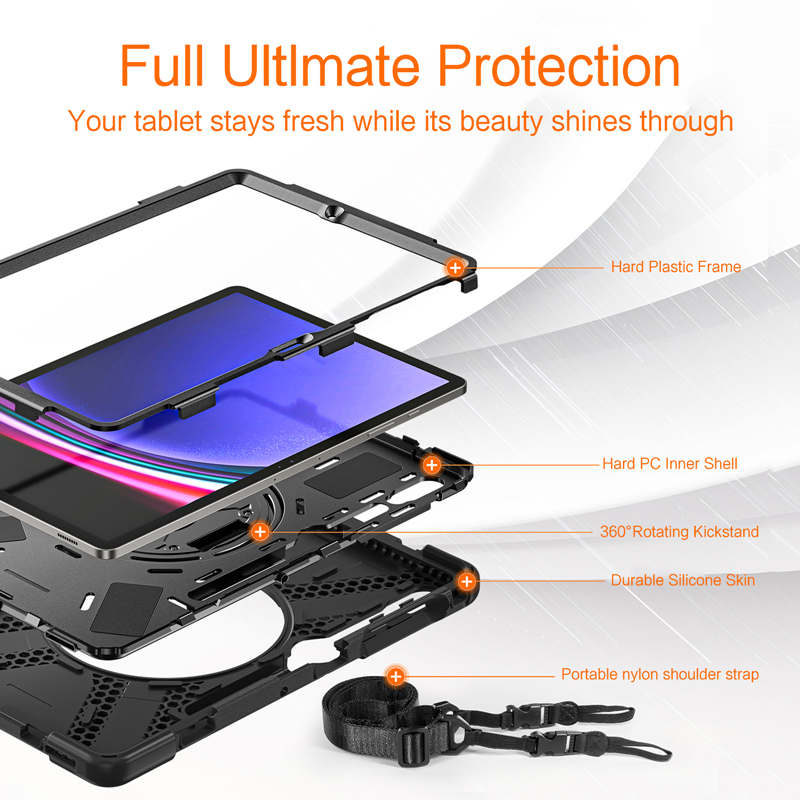 Heavy Duty Shockproof Case For - Samsung Tablet S9 Accessories ulasan dan harga