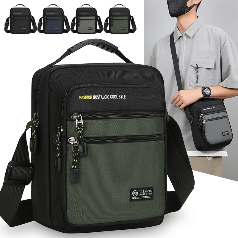 New Fashion Oxford Men Crossbo - Tablet Shoulder Bag ulasan dan harga