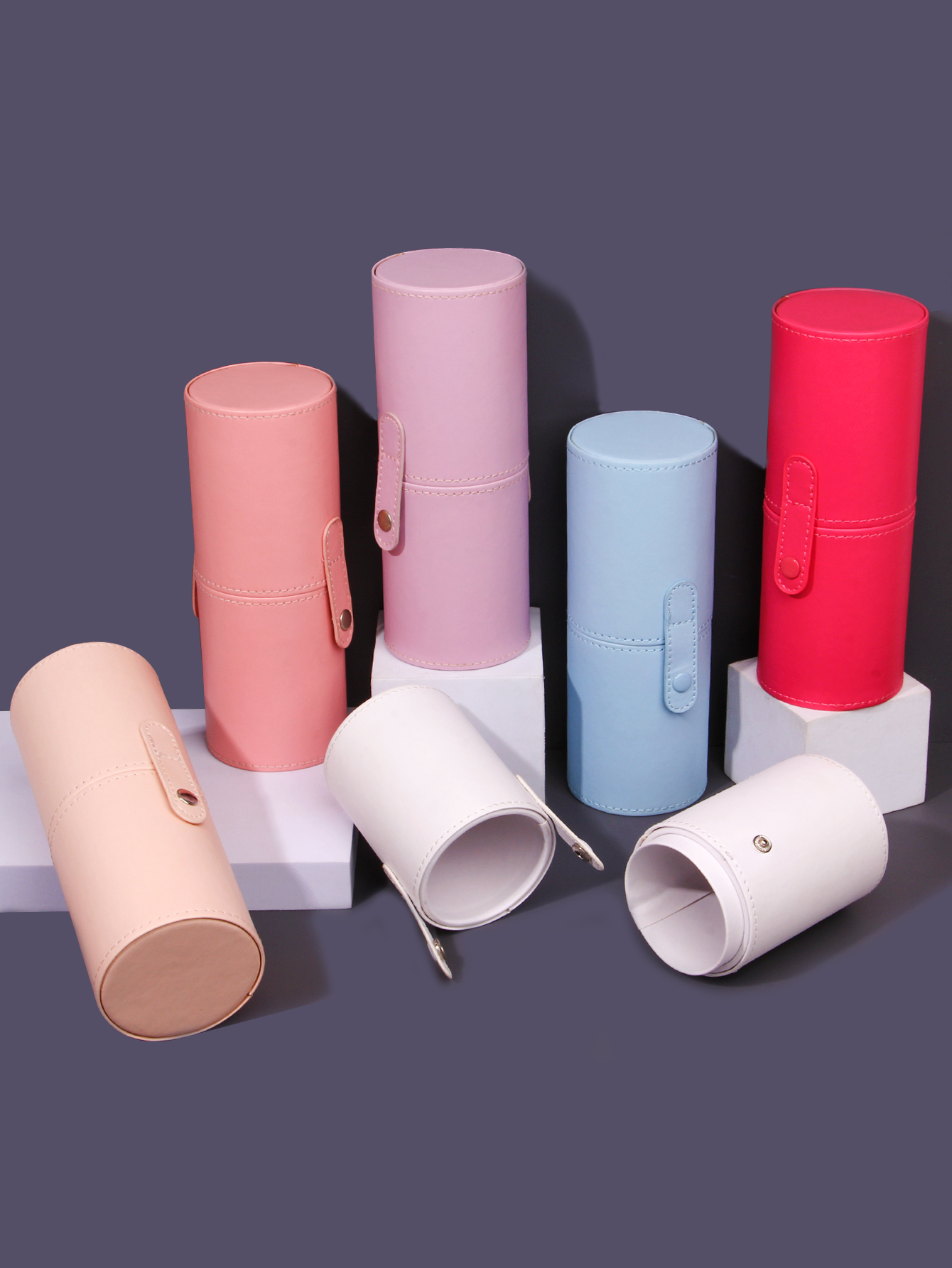 Portable multi-color makeup br - Case With Pencil Holder ulasan dan harga