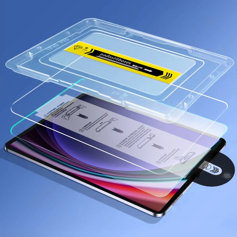 Tempered Glass Film with Easy  - Samsung Tablet S9 Accessories ulasan dan harga