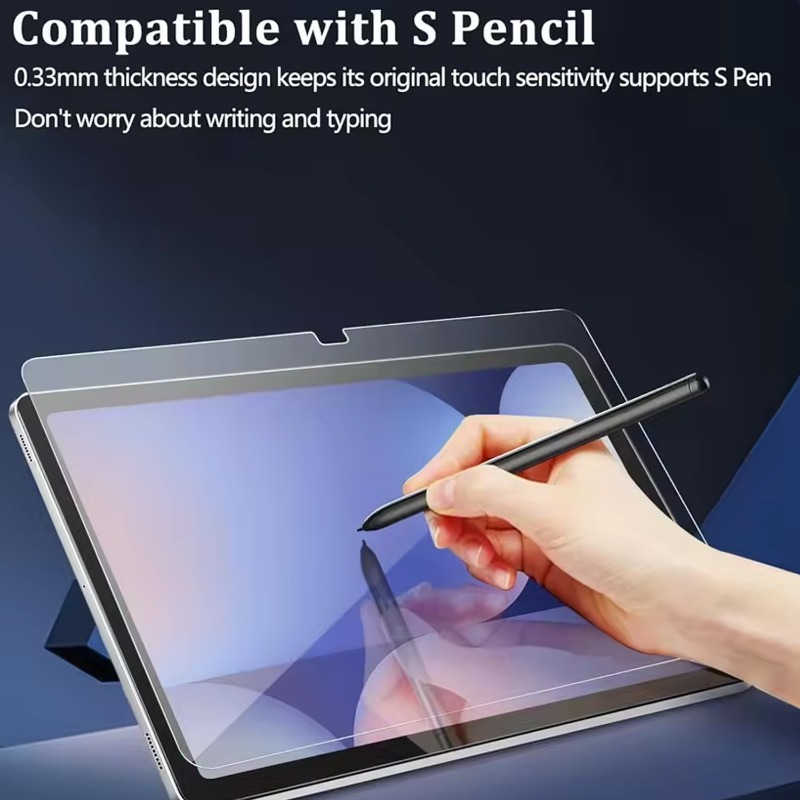 Tempered Glass Film with Easy  - Samsung Tablet S9 Accessories ulasan dan harga