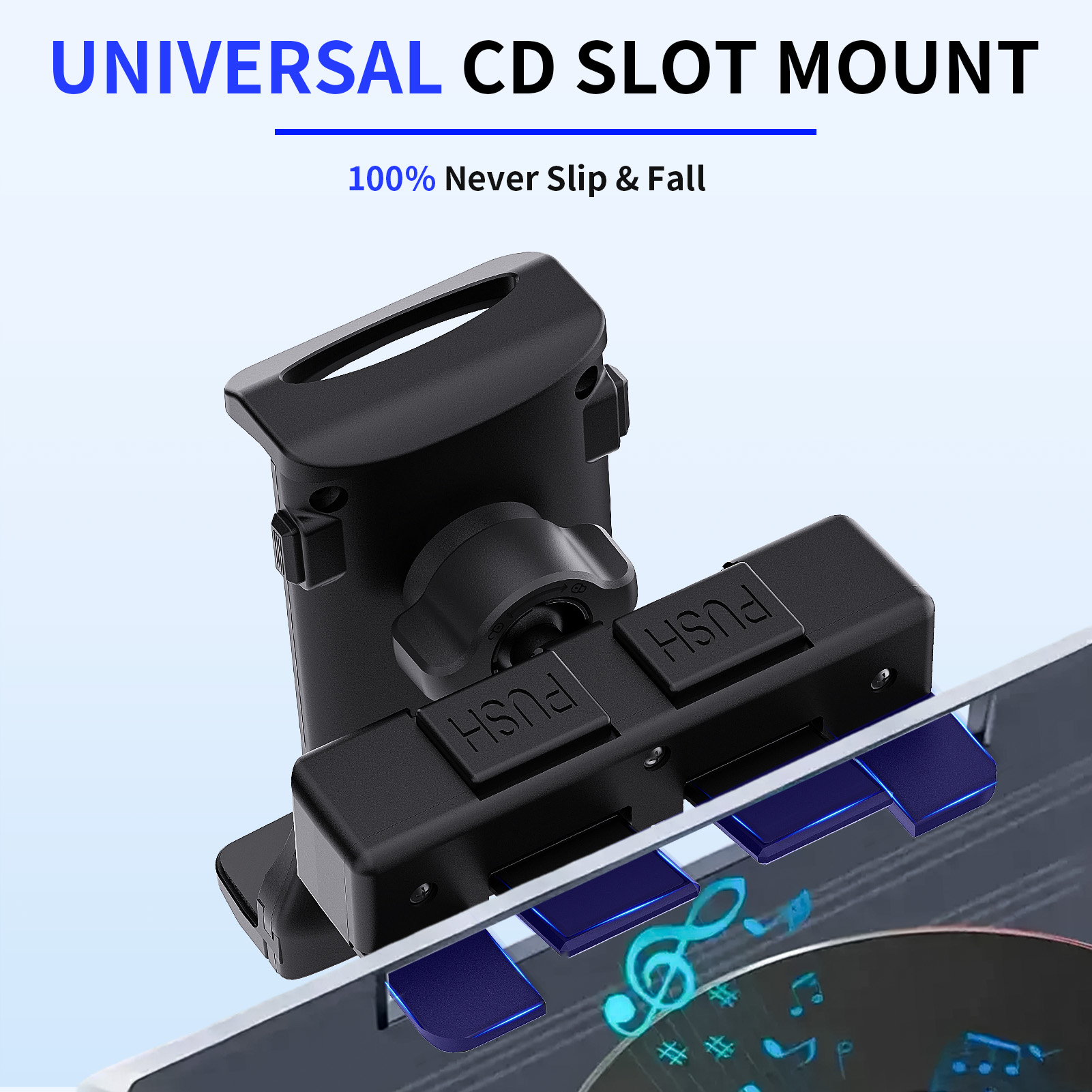 Universal Car Tablet Stand CD  - Xiaomi Tablet Accessories ulasan dan harga