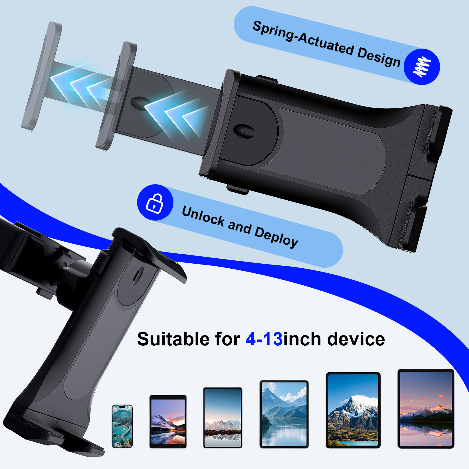 Universal Car Tablet Stand CD  - Xiaomi Tablet Accessories ulasan dan harga