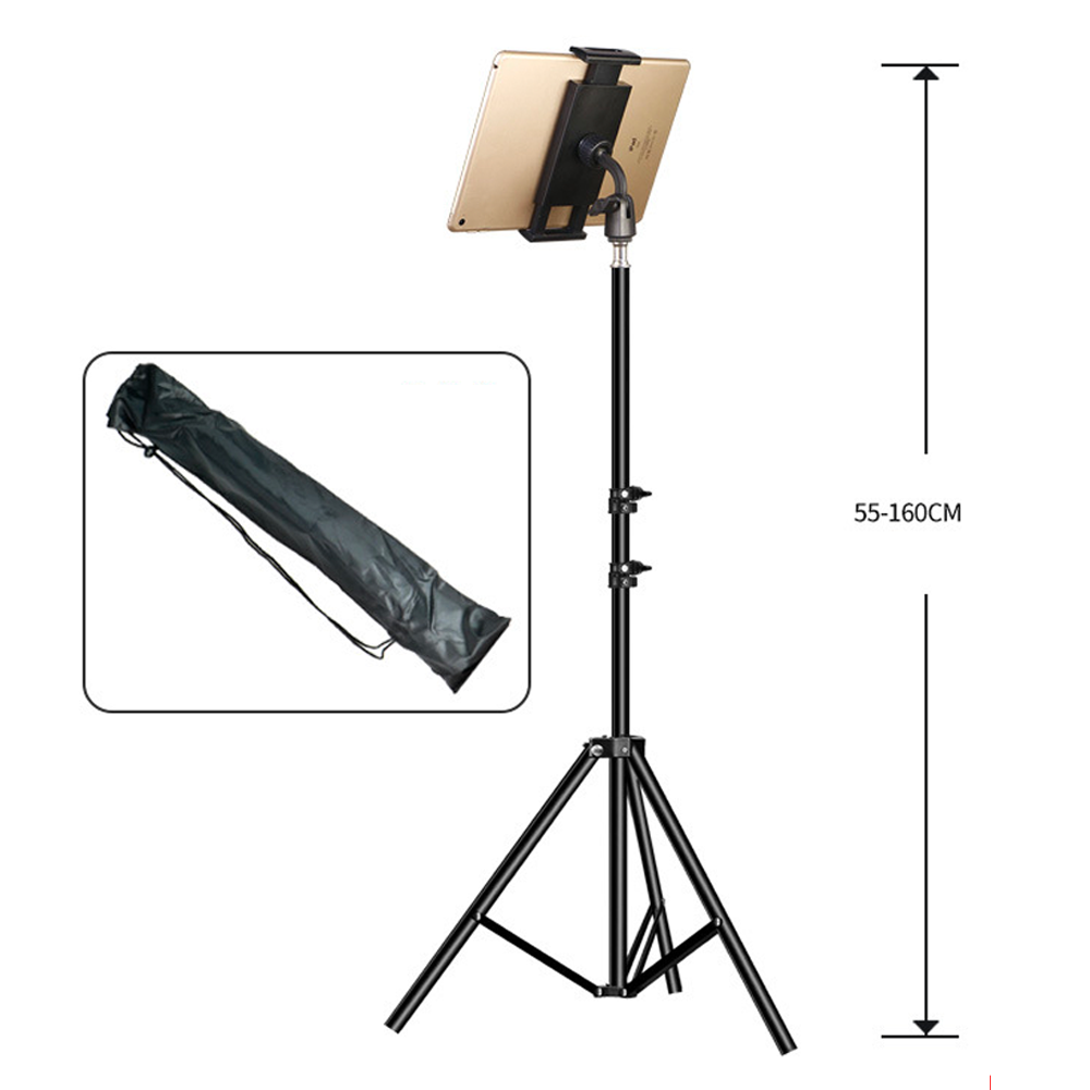 Adjustable Tripod Floor Tablet - Tablet Reading Accessories ulasan dan harga