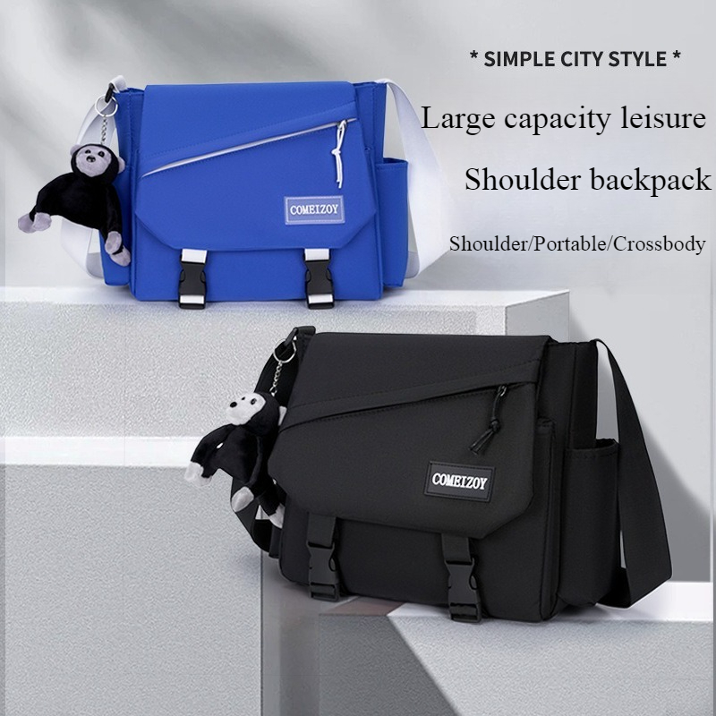 Youth Fashion Nylon Crossbody  - Tablet Shoulder Bag ulasan dan harga