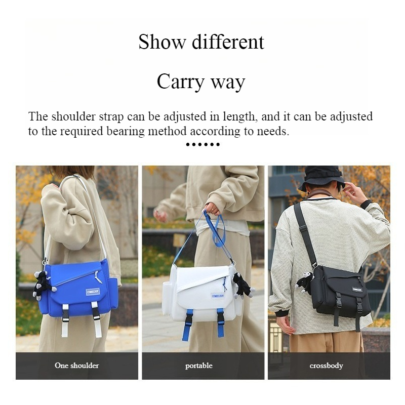 Youth Fashion Nylon Crossbody  - Tablet Shoulder Bag ulasan dan harga