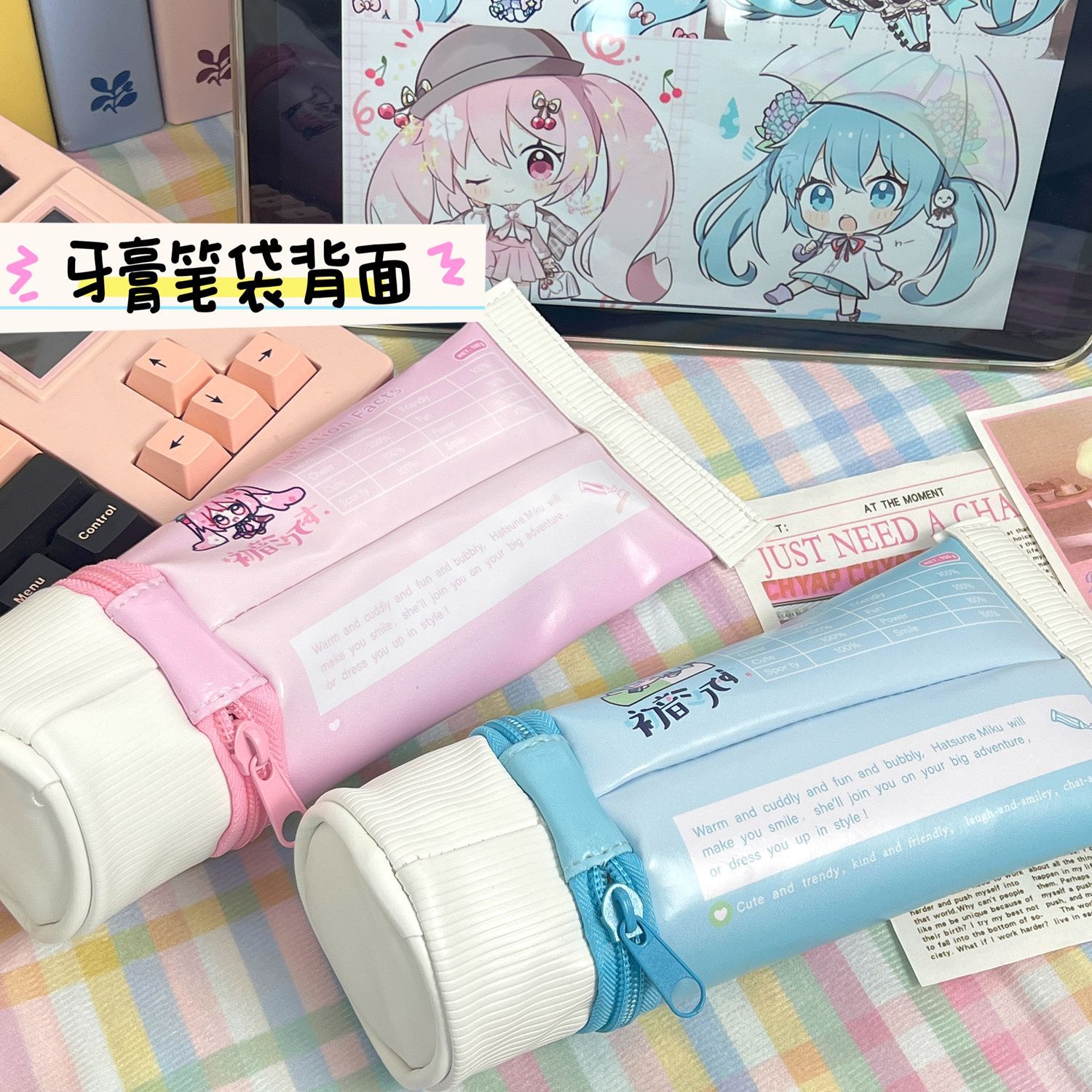 Hatsune Miku Simulation Toothp - Case With Pencil Holder ulasan dan harga