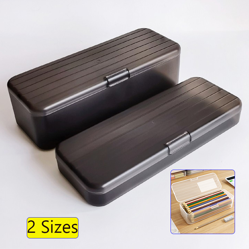2 Sizes Cosmetic Storage Box T - Case With Pencil Holder ulasan dan harga