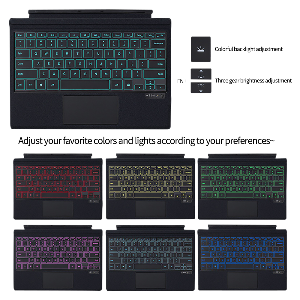 Backlight Bluetooth Keyboard F - Bluetooth Trackpad ulasan dan harga
