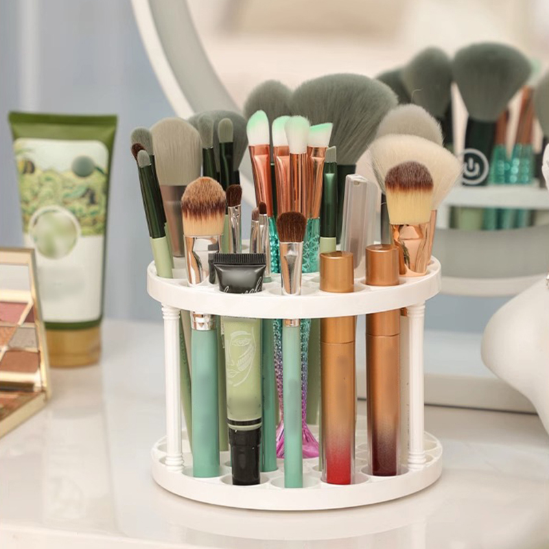 45 Hole Makeup Brush Storage R - Case With Pencil Holder ulasan dan harga