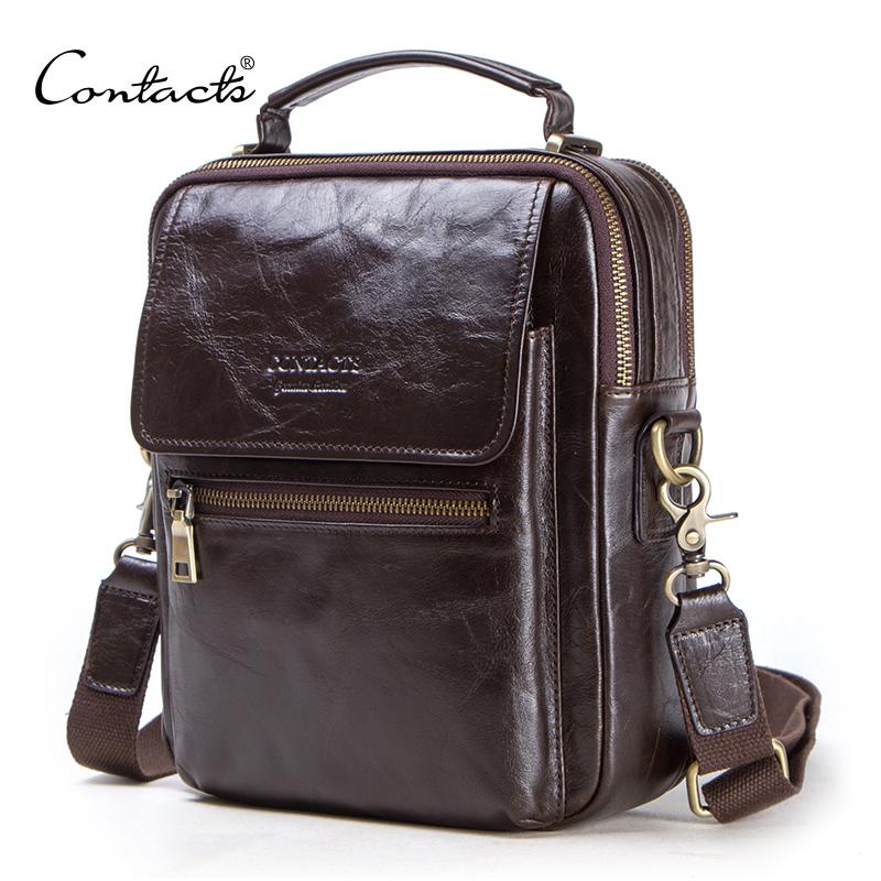 CONTACT'S new genuine leather  - Tablet Shoulder Bag ulasan dan harga