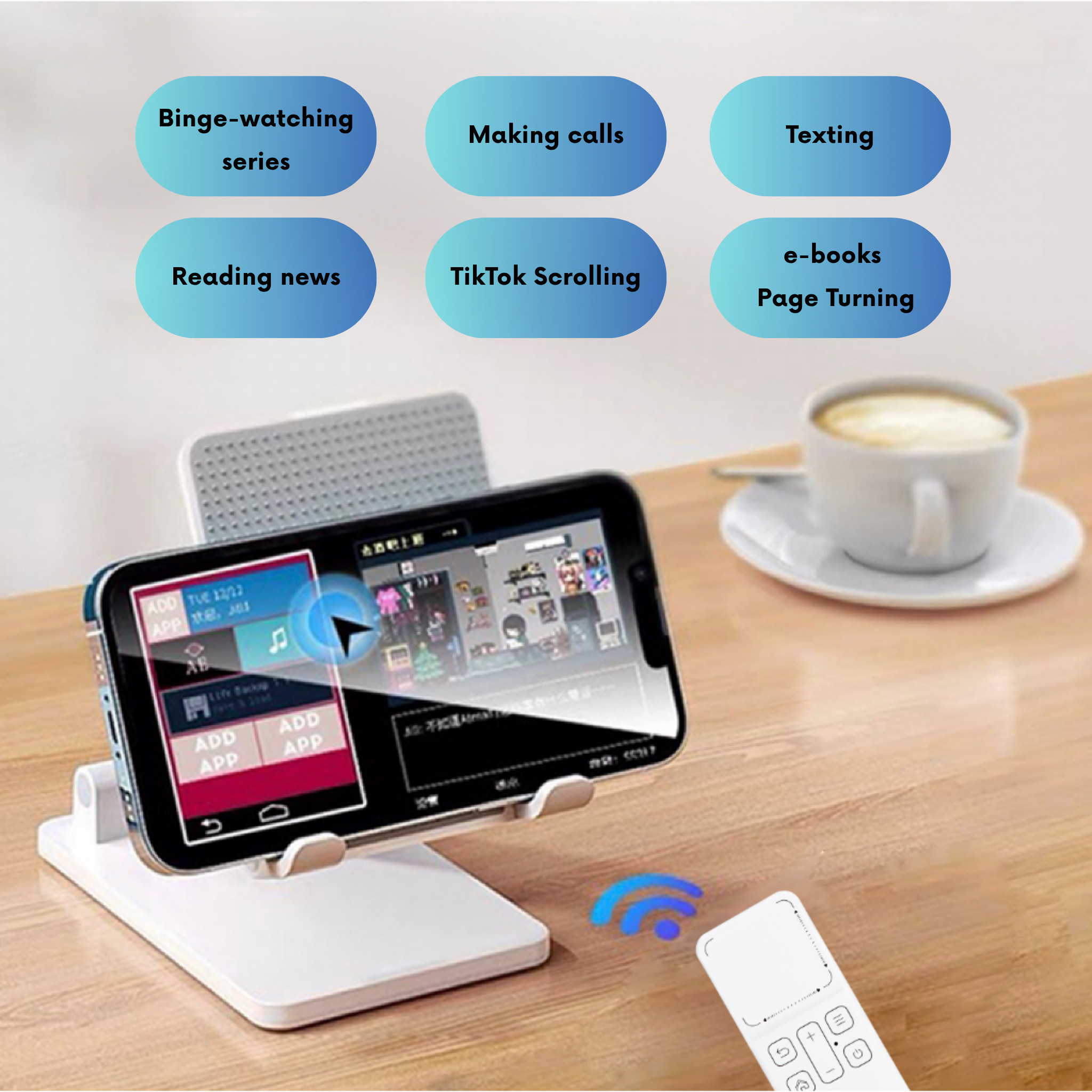 CheerTok Air 2 Phone Remote Co - Bluetooth Trackpad ulasan dan harga